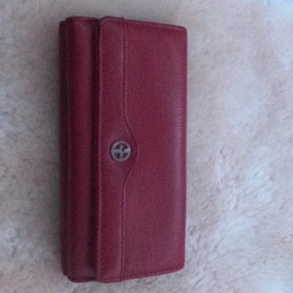 Gianni Bernini red/maroon wallet
